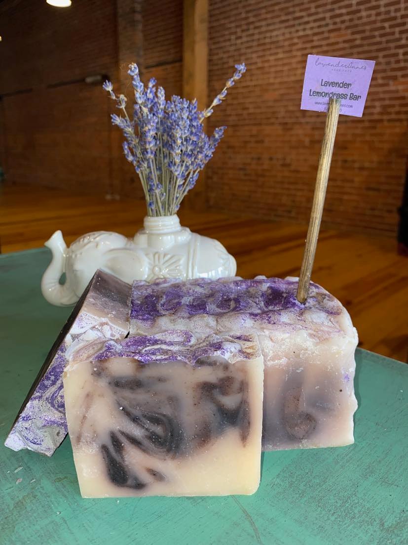 lavender and lemongrass plants Lavender Lemongrass Bar – Lavender Anne's