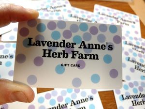 Lavender Anne's Gift Card